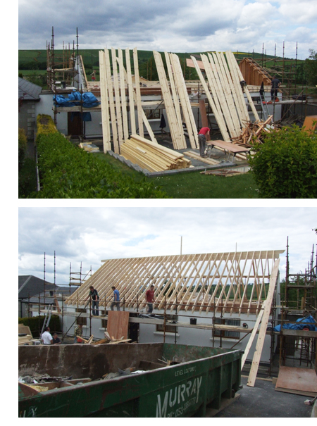 Timber Frame Dwelling Upgrade, Wicklow – Week 3 (cont.)