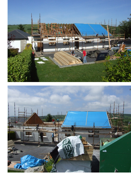 Timber Frame Dwelling Upgrade, Wicklow – Week 3